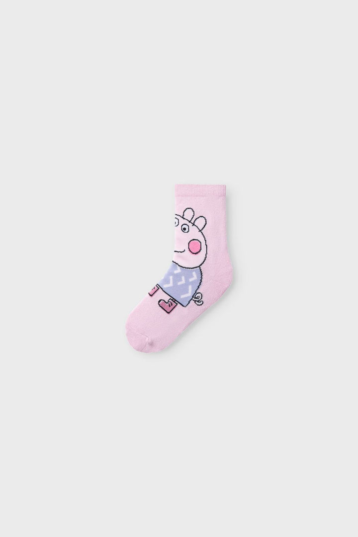 Forudbestilling - Name It - Nmfodassa Peppapig Sock - 4615876 Corsage 1Xmauve O+1Xcorsage+1Xartic D