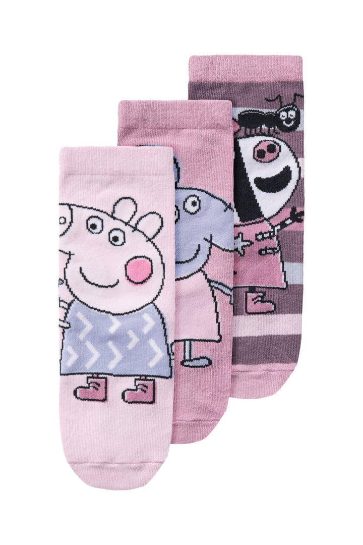 Forudbestilling - Name It - Nmfodassa Peppapig Sock - 4615876 Corsage 1Xmauve O+1Xcorsage+1Xartic D