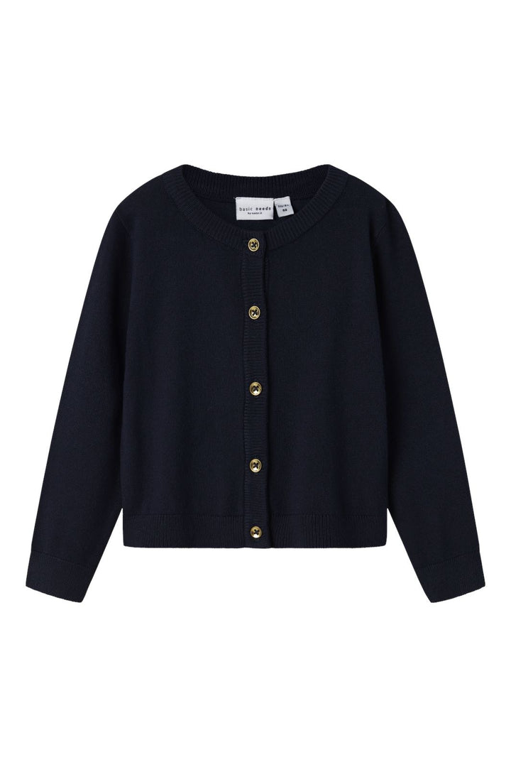 Forudbestilling - Name It - Nmfvalma Ls Short Knit Card - 4766973 Navy Blazer