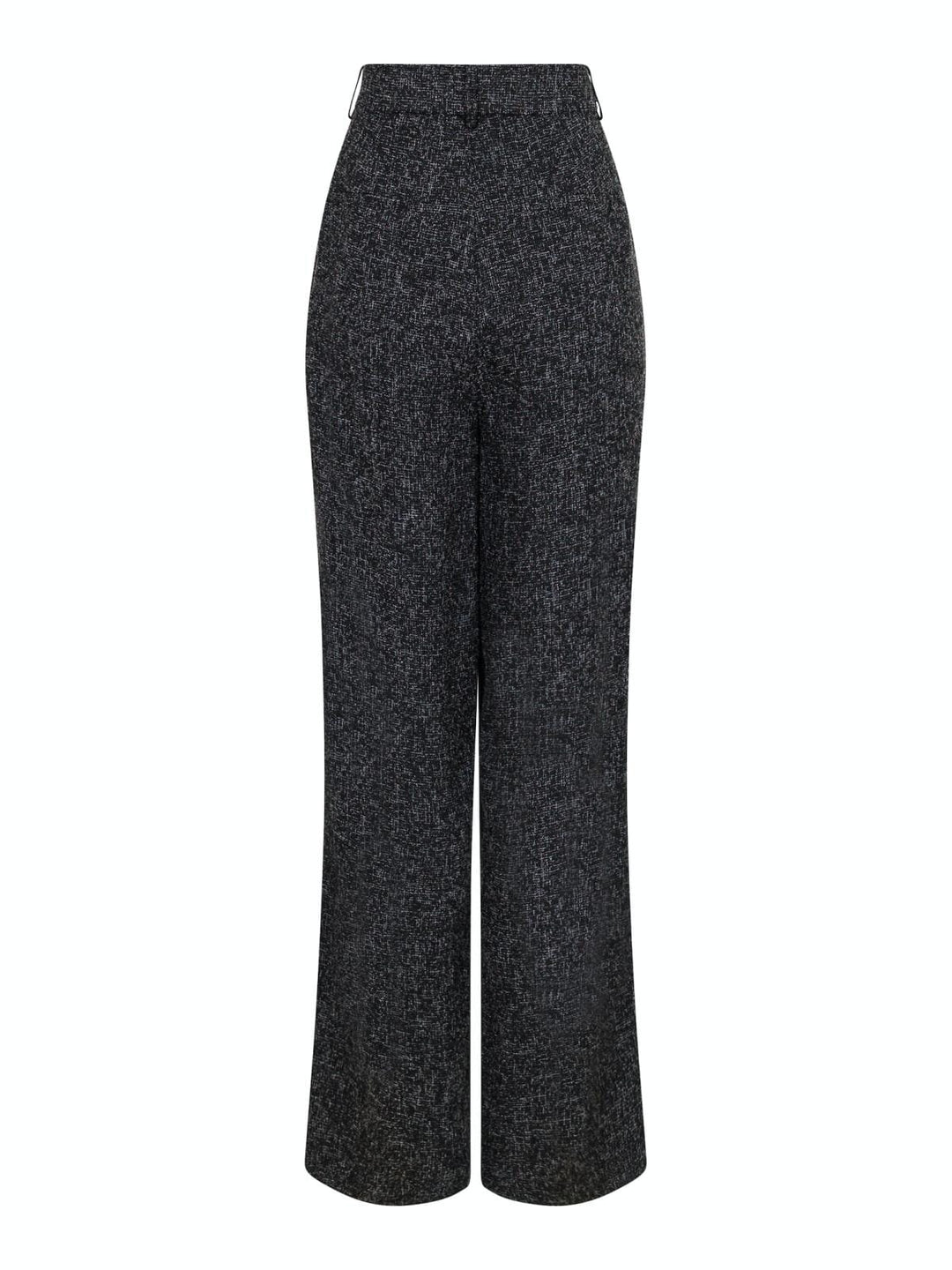 Neo Noir - Alessandra Salt N Peppar Pants - Black Bukser 