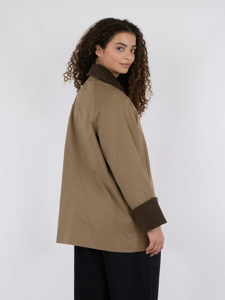 Neo Noir - Anastacia Cord Jacket - Khaki