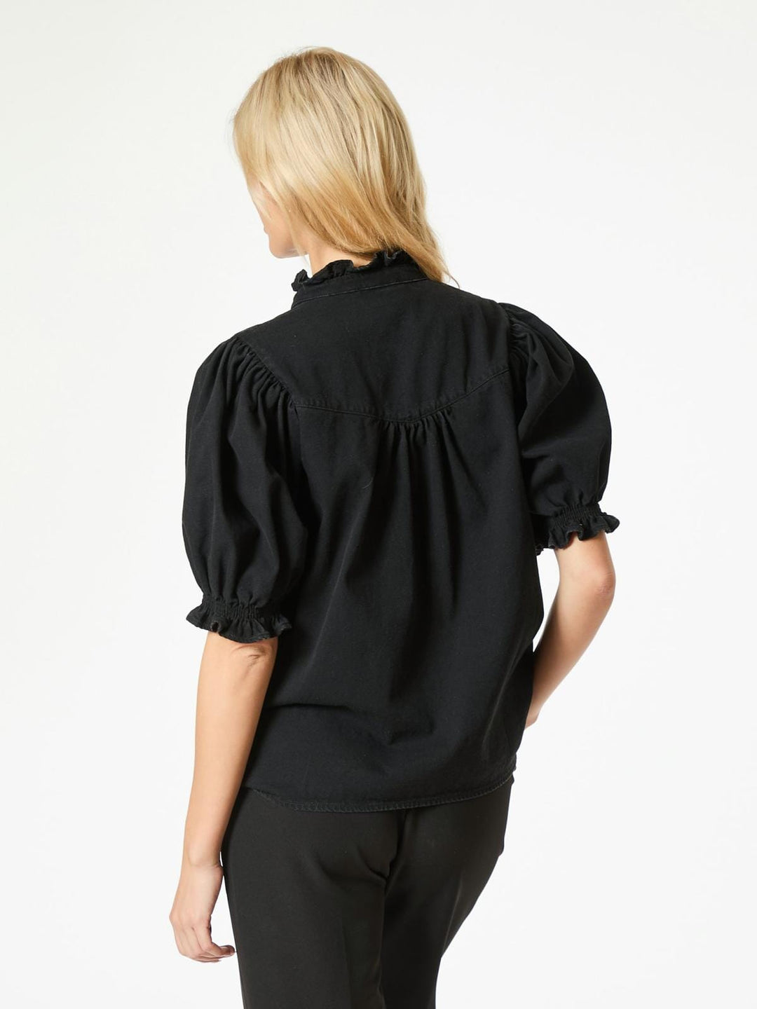 Neo Noir - Avalon Denim Shirt - Black Skjorter 