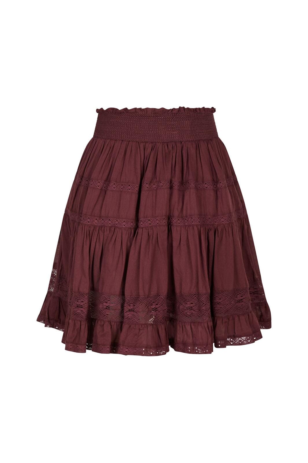 Neo Noir - Callia S Voile Skirt 164676 - 174 - Burgundy