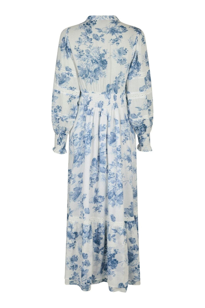 Neo Noir - Columbia Flower Flow Dress 165529 - 145 - Light Blue