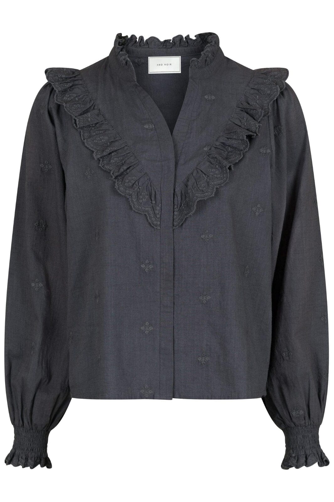 Neo Noir - Degas Blouse - Dark Grey Skjorter 