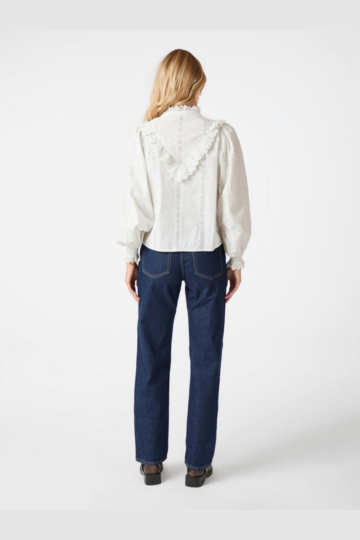 Neo Noir - Degas Embroidery Blouse 163440 - 121 - Off White