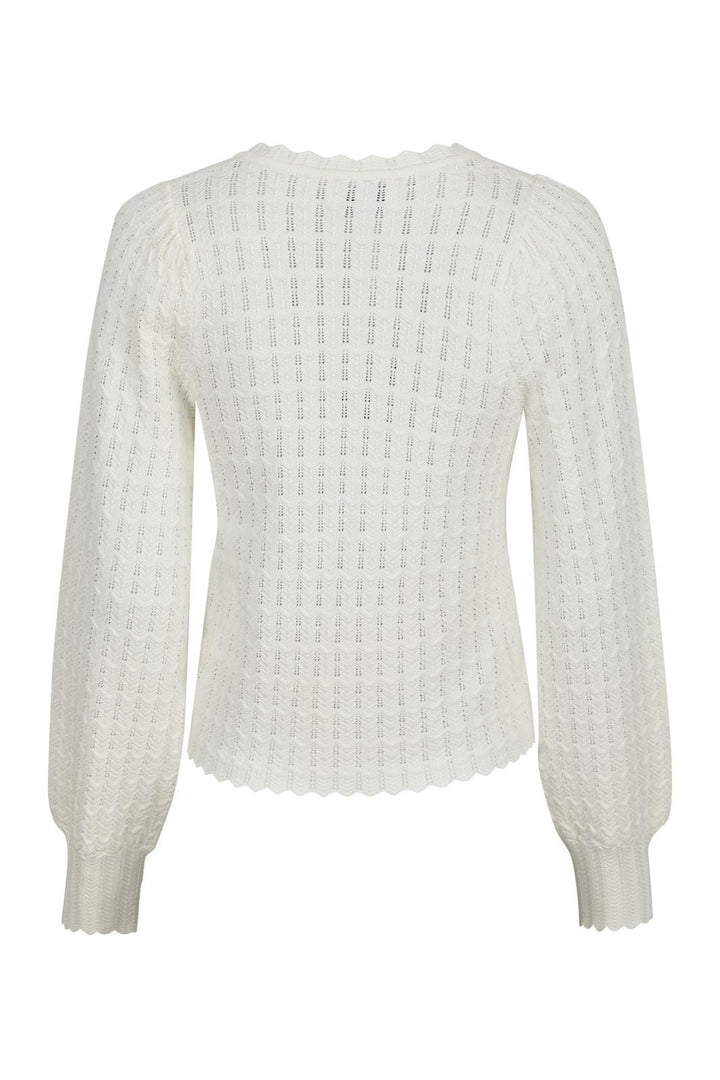 Neo Noir - Dito Solid Knit Blouse 164625 - Off White