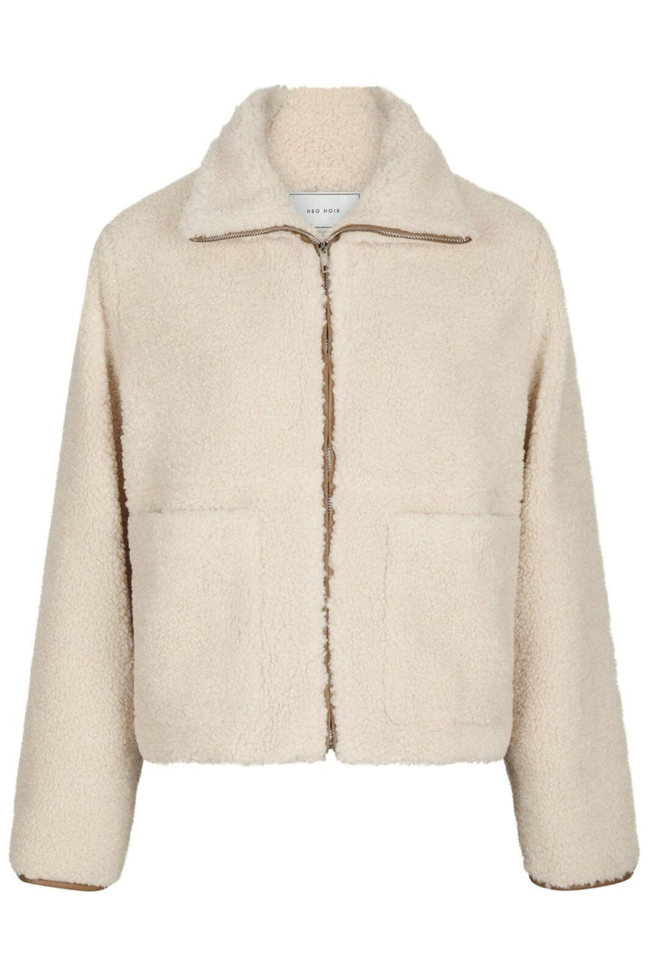 Neo Noir - Effa Teddy Jacket 164602 - 124 - Ivory