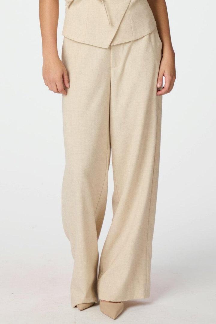 Neo Noir - Emmett Melange Pants 165059 - 976 - Beige Melange