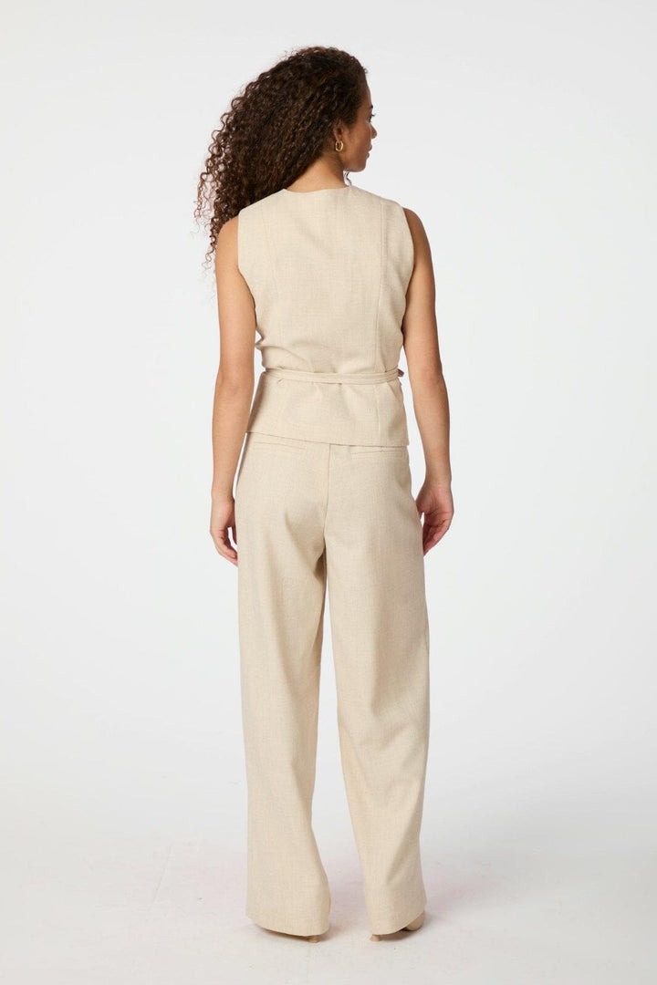 Neo Noir - Emmett Melange Pants 165059 - 976 - Beige Melange