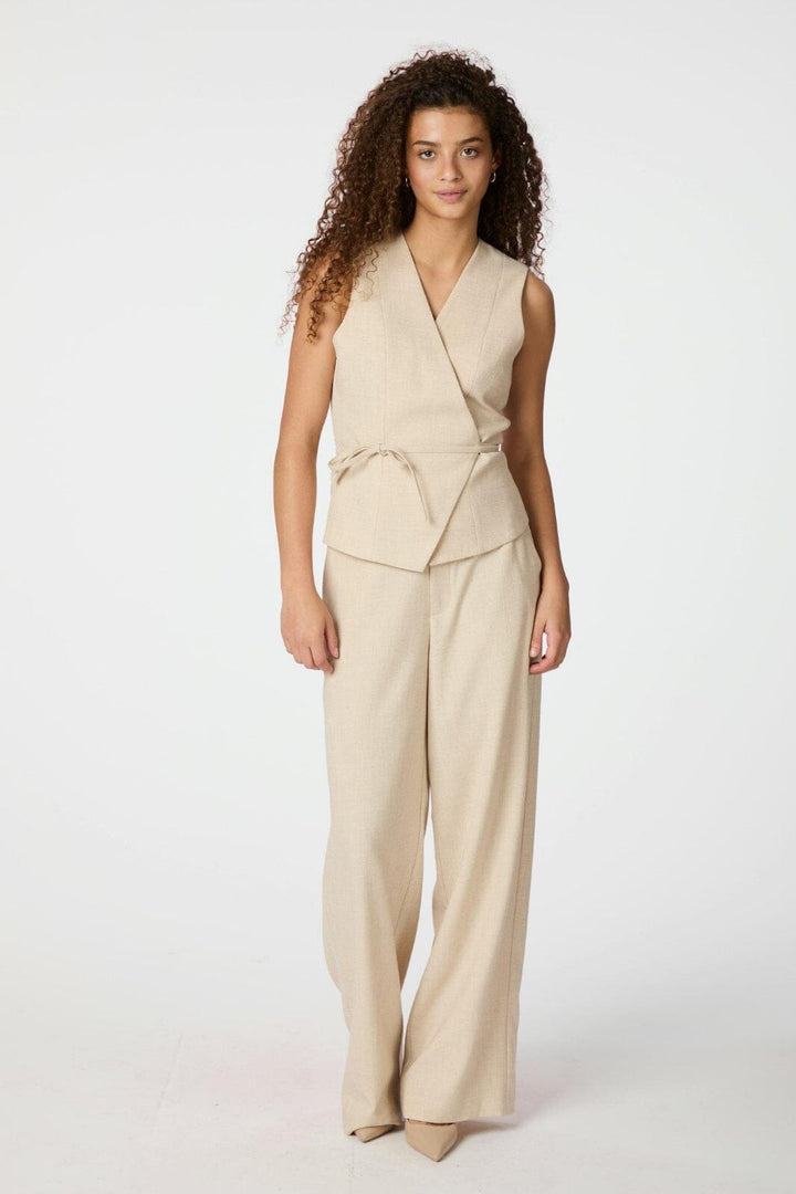 Neo Noir - Emmett Melange Pants 165059 - 976 - Beige Melange