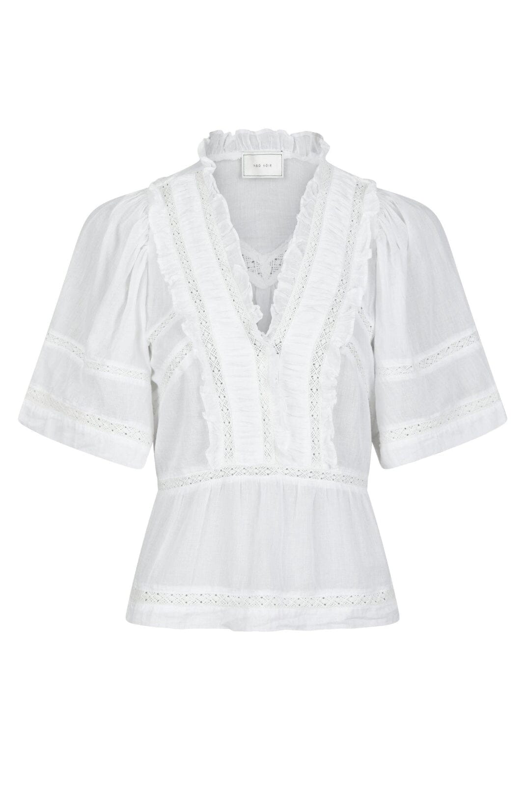 Neo Noir - Evienne S Voile Top 161856 - 120 - White