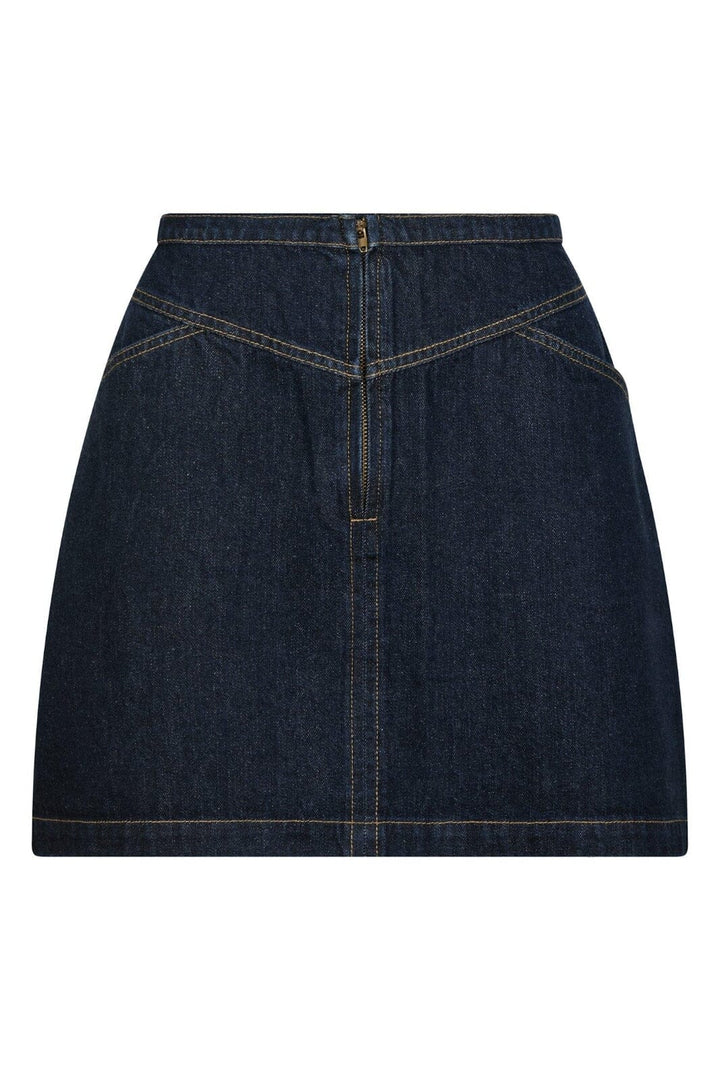 Neo Noir - Gabani Denim Skirt 164288 - Dark Blue