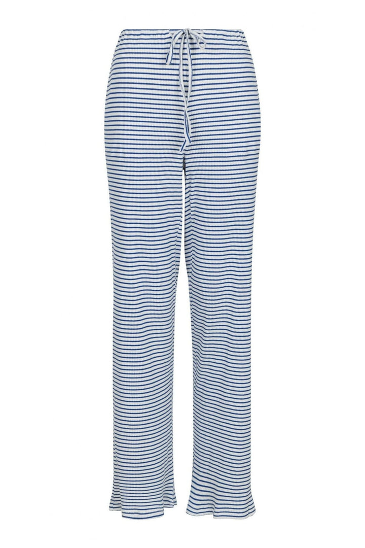 Neo Noir - Geri Stripe Pants - Blue Bukser 