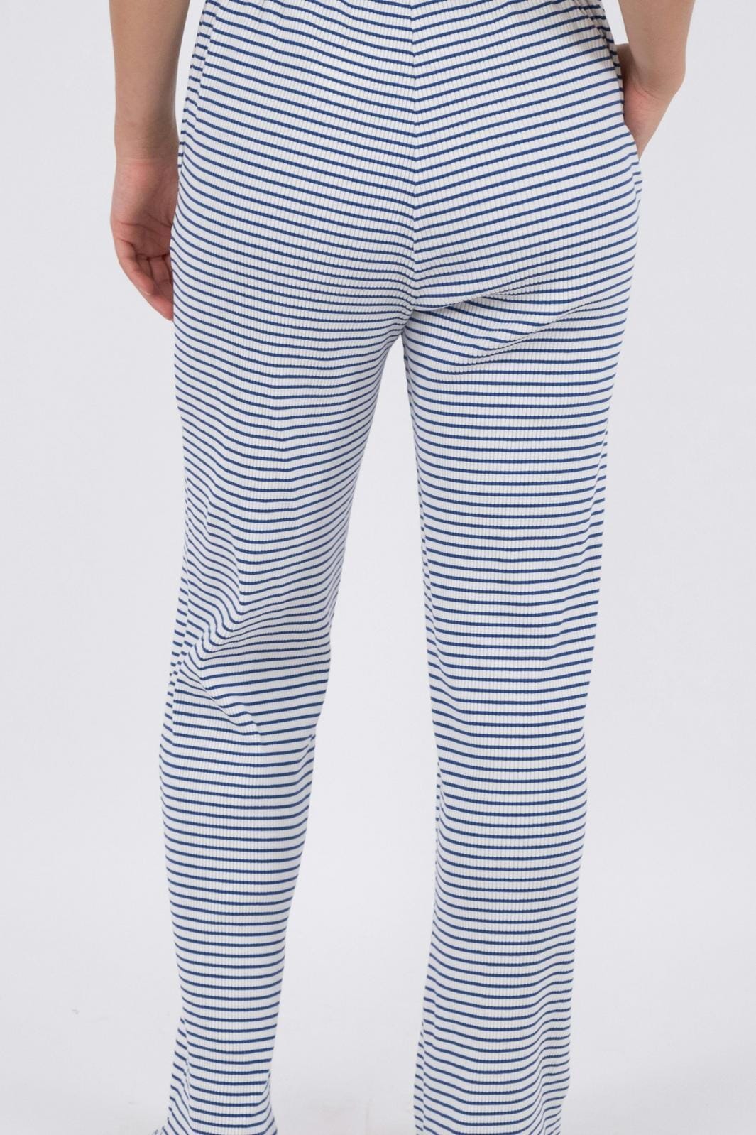 Neo Noir - Geri Stripe Pants - Blue