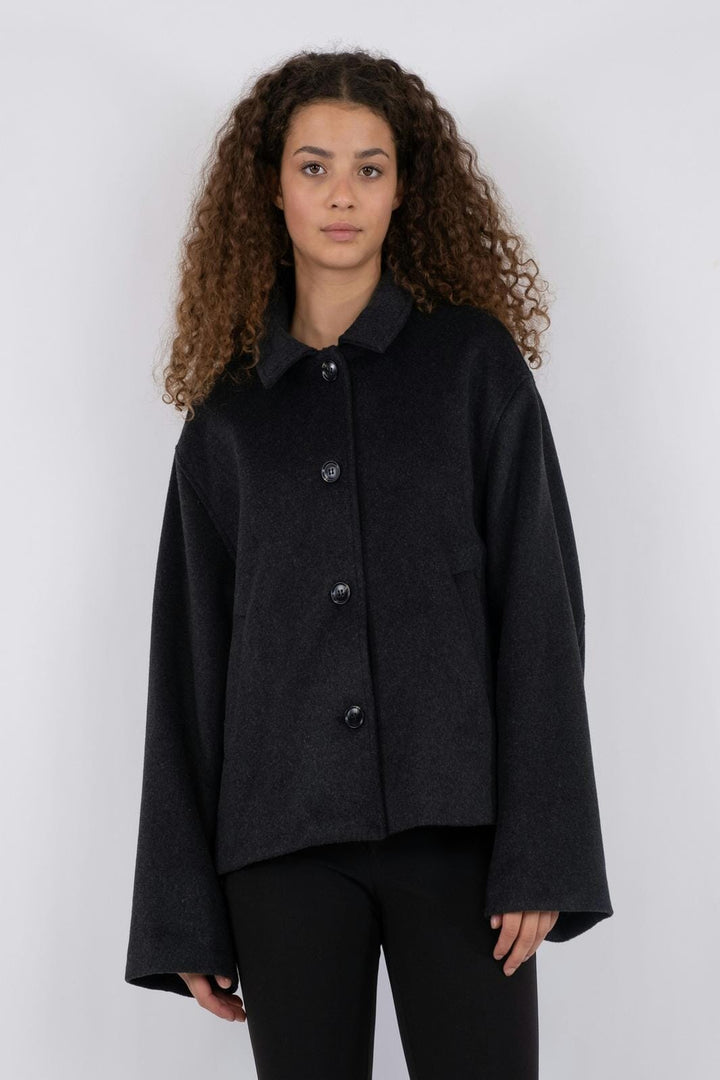 Neo Noir - Hamra Wool Jacket - Antracit