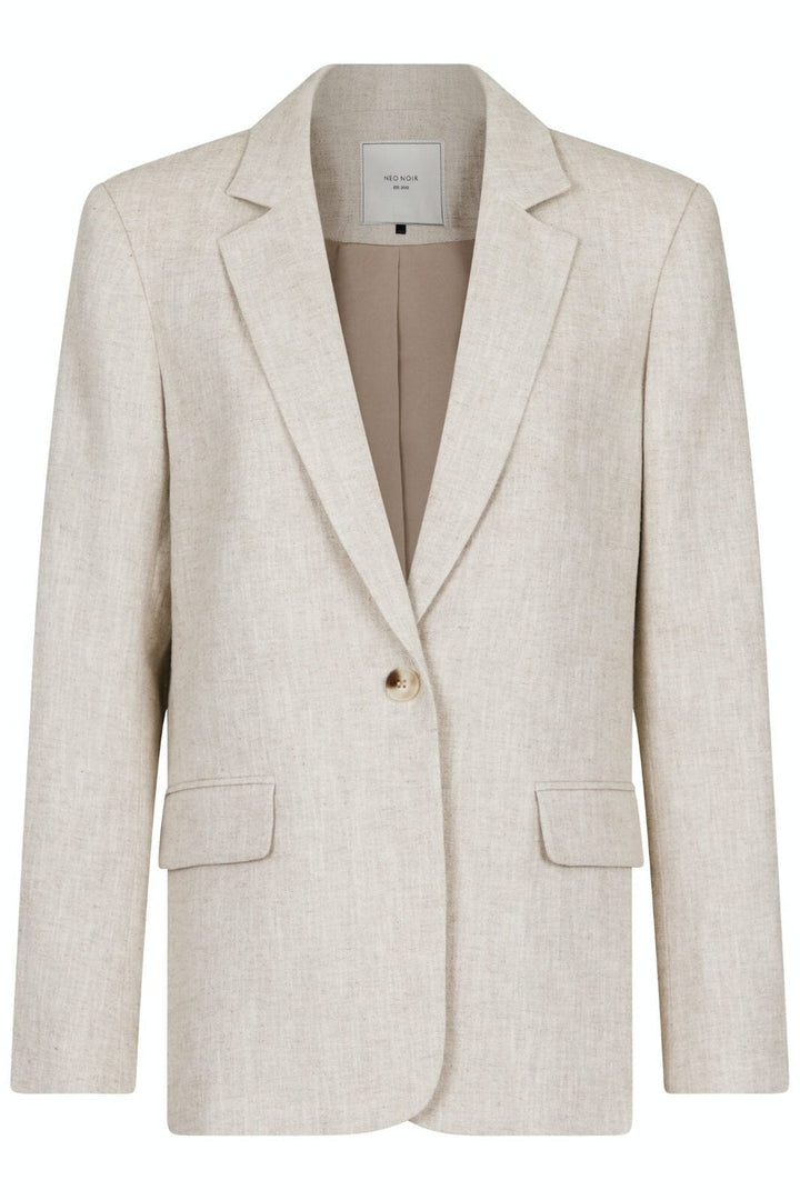 Neo Noir - Jarmon Ramie Blazer - Natural Blazere 