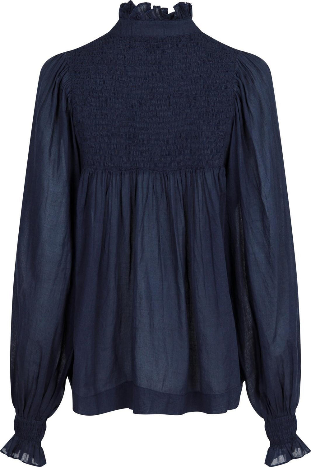 Neo Noir - Jill S Voile Blouse - Navy