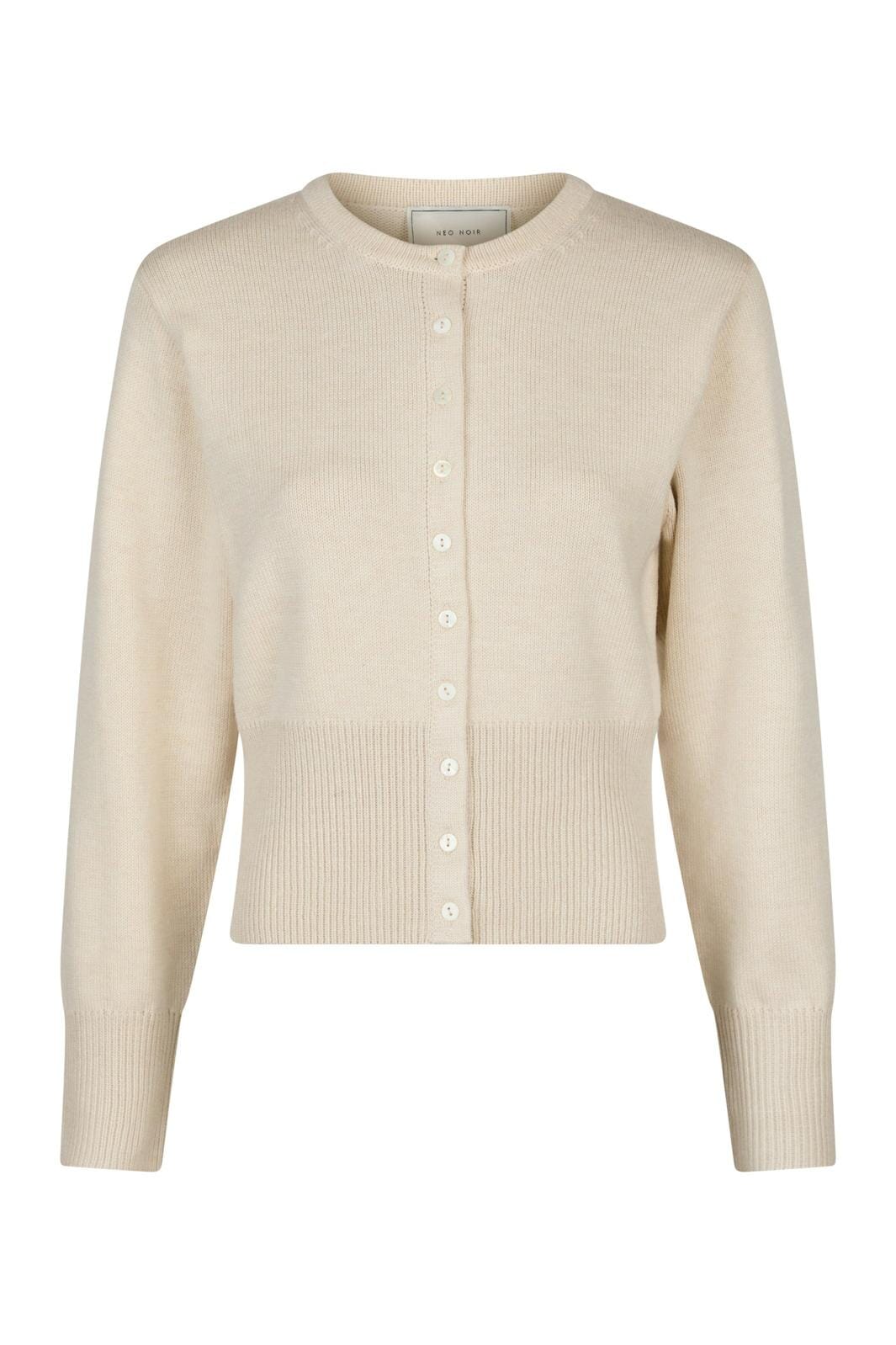 Neo Noir - Laguna Knit Cardigan 164624 - 124 - Ivory