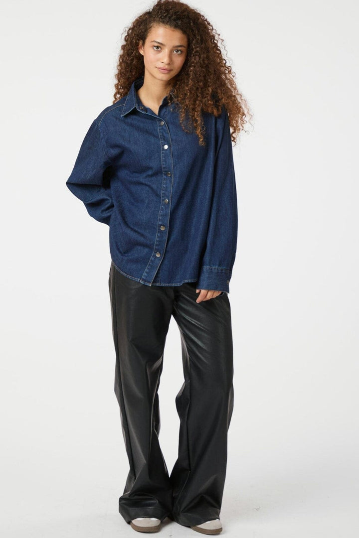 Neo Noir - Lash Denim Shirt 164323 - Dark Blue