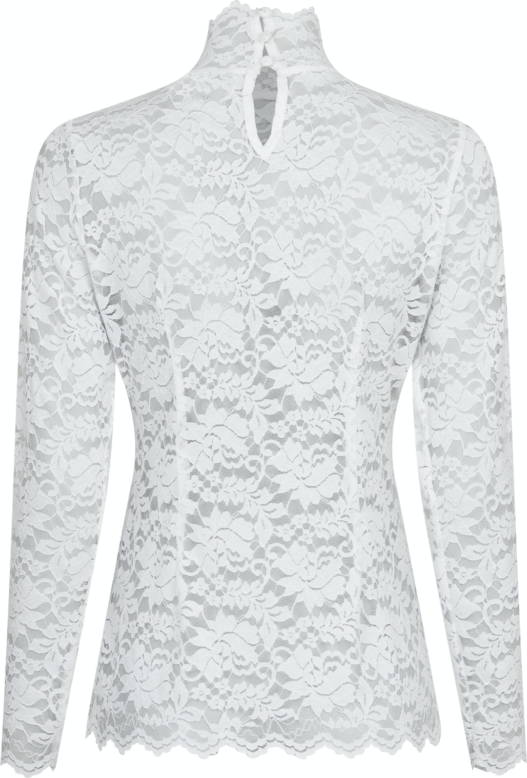 Neo Noir - Liza Laceflower Blouse - White