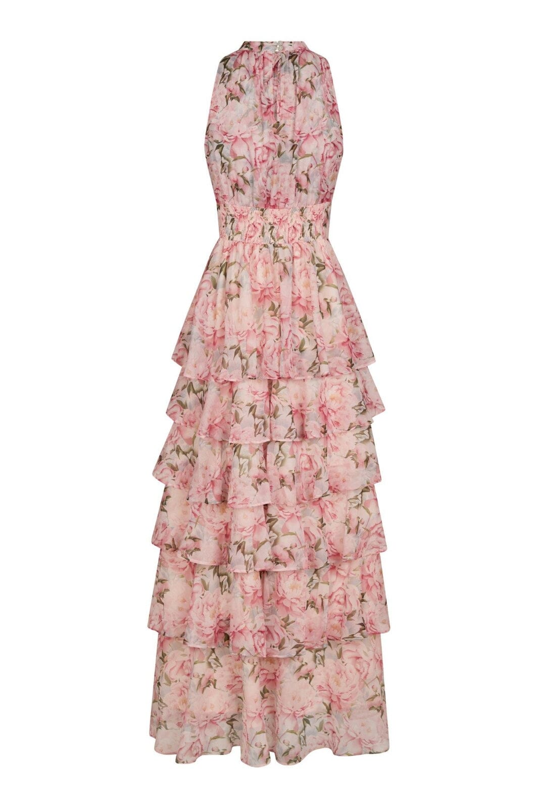 Neo Noir - Marli Flower Chiffon Dress 165150 - 165 - Rose