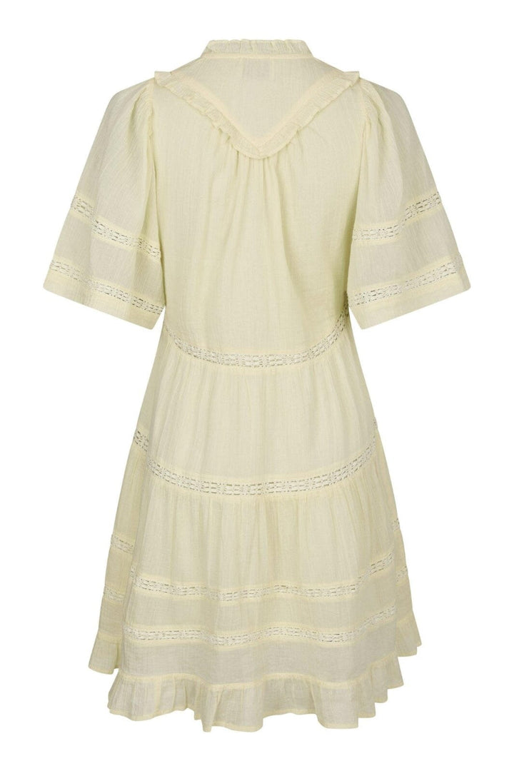 Neo Noir - Milene S Voile Dress 165528 - 191 - Light Yellow