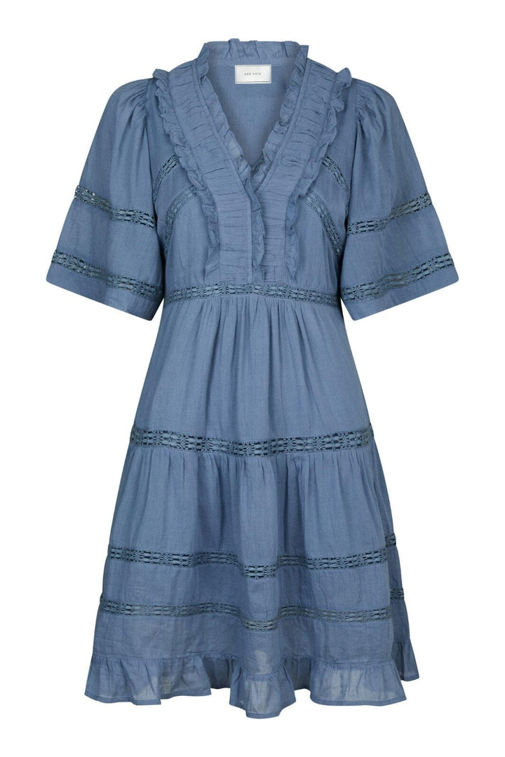 Neo Noir - Milene S Voile Dress 165528 - 407 - Smoke Blue