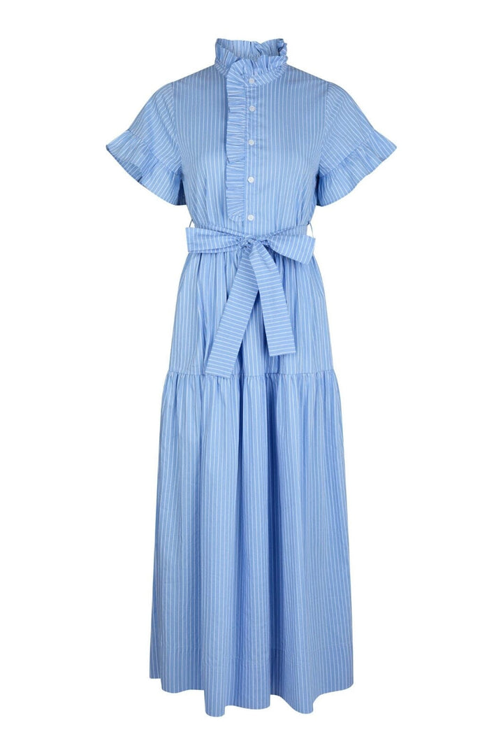 Neo Noir - Nellie Stripe Dress 165264 - 145 - Light Blue