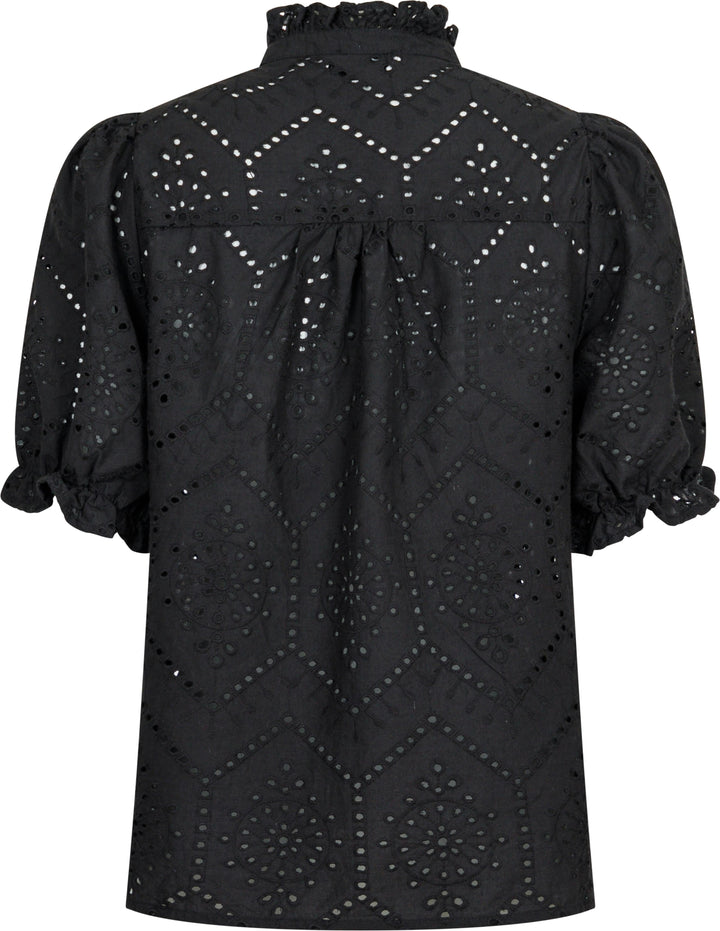 Neo Noir - Odesa Embroidery Blouse - Black