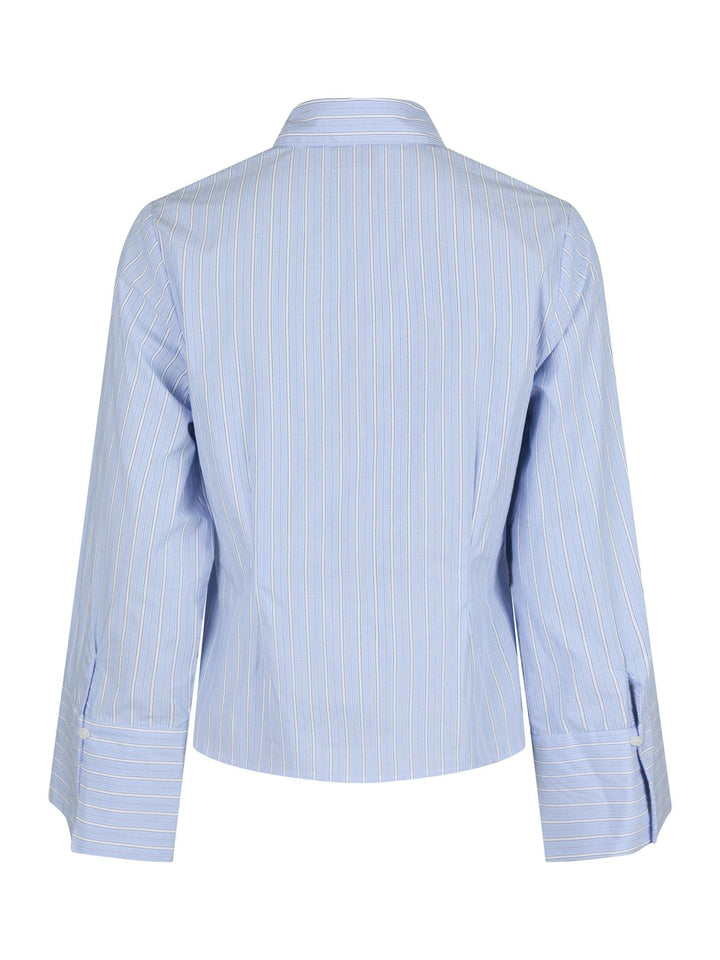 Neo Noir - Rosa Stripe Shirt - Light Blue Skjorter 