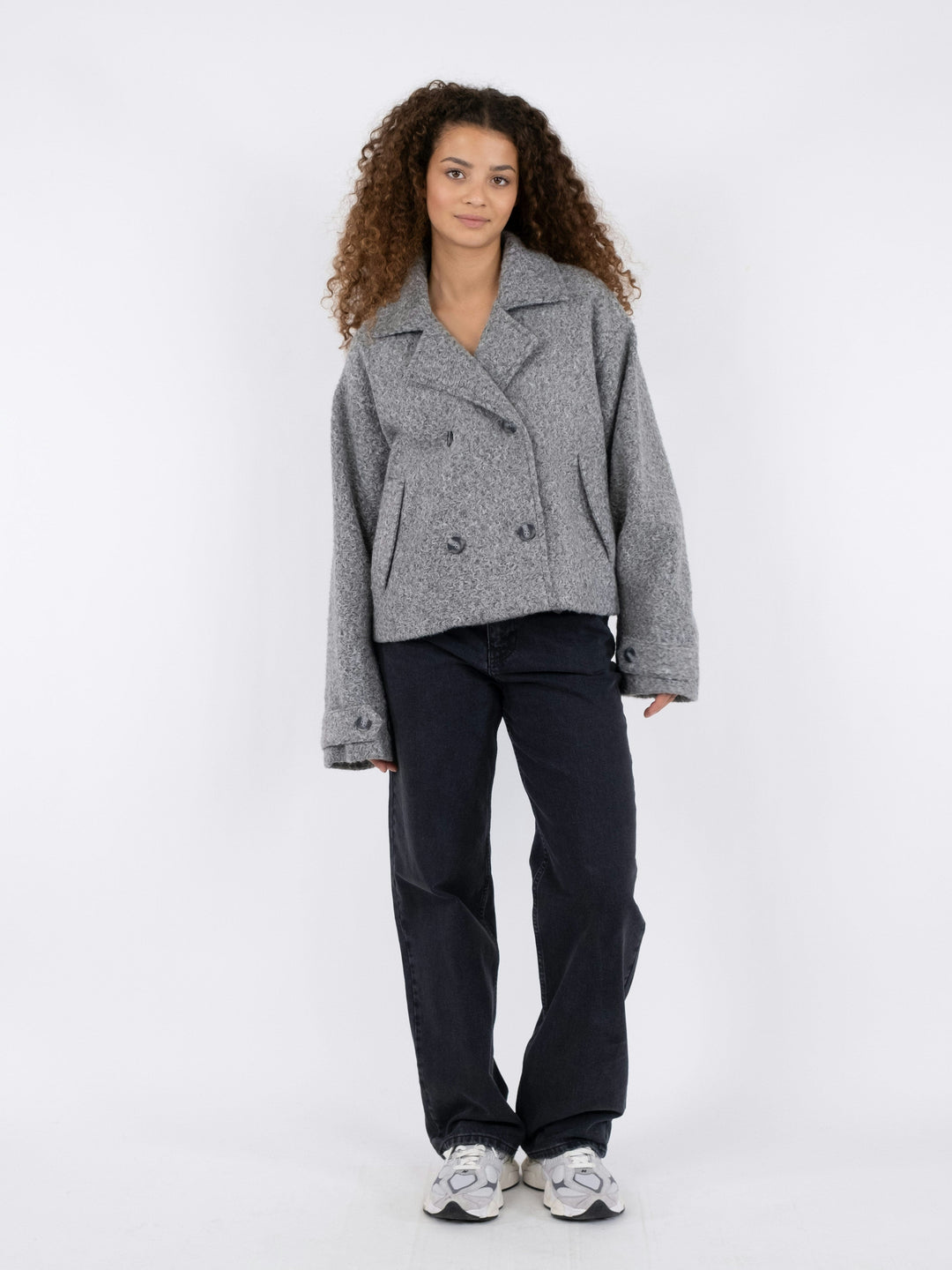 Neo Noir - Sandra Soft Jacket - Grey Melange