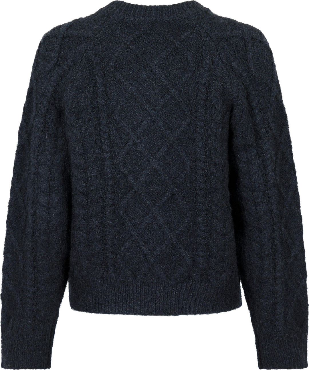 Neo Noir - Selda Cable Soft Knit Cardigan - Black