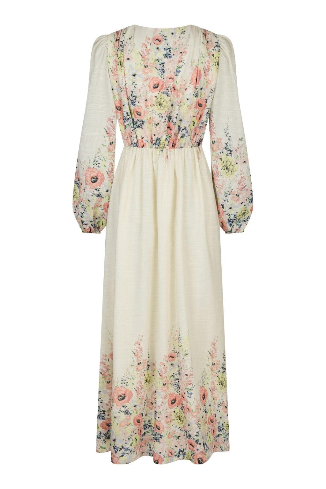 Neo Noir - Silfi Flower Print Dress 164828 - 122 - Creme