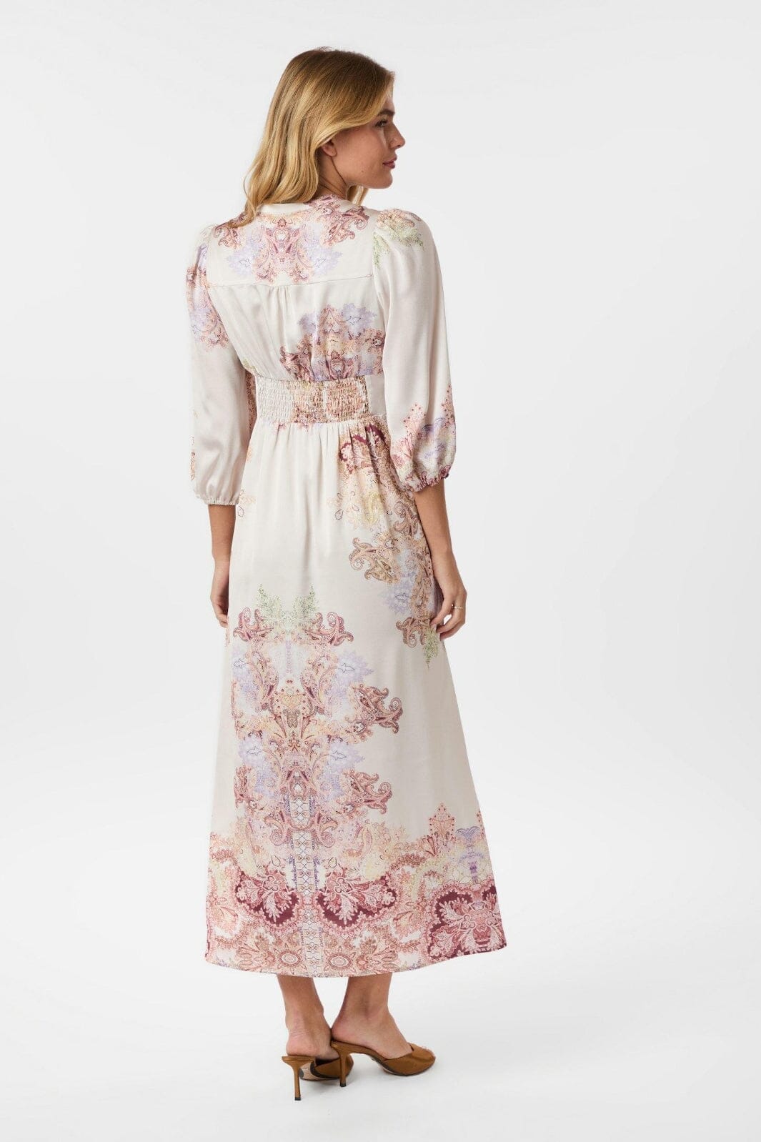 Neo Noir - Stellar Artist Paisley Dress 165339 - 124 - Ivory