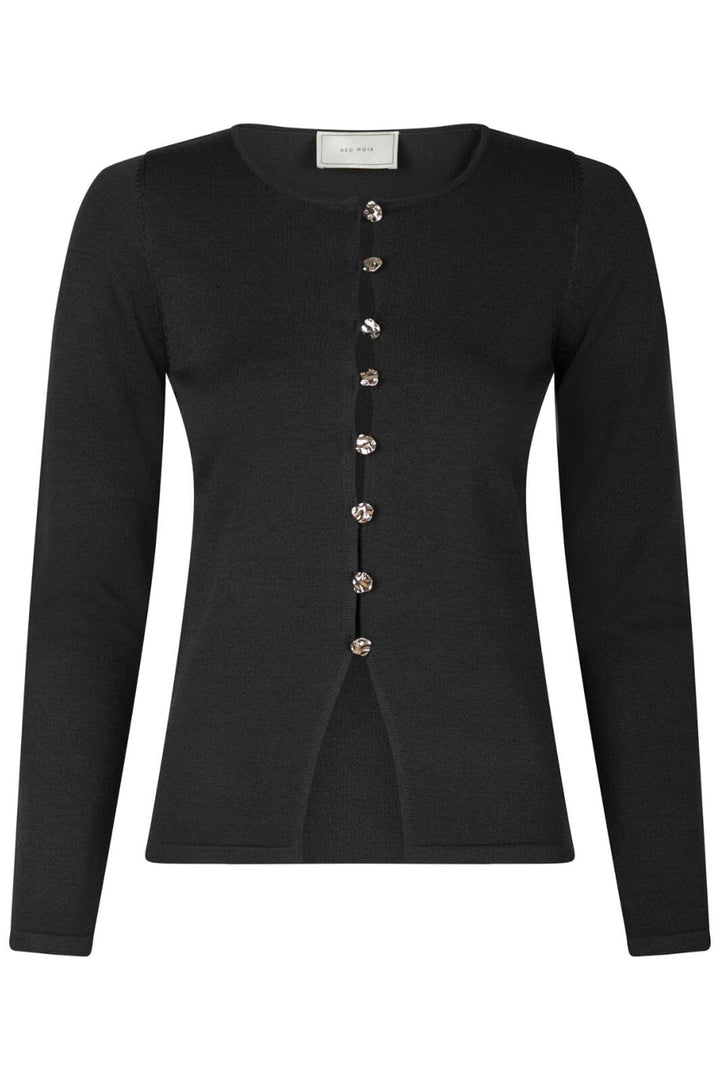 Neo Noir - Teller Knit Blouse 163878 - Black Bluser 