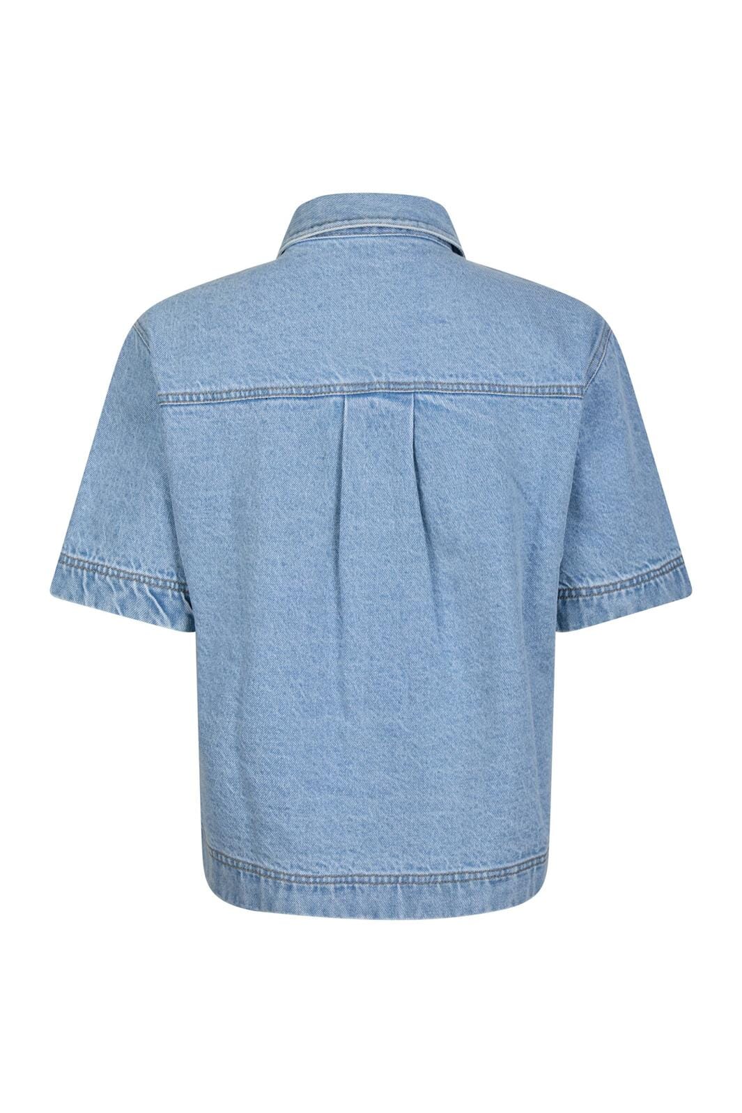 Neo Noir - Tiki Denim Shirt 164303 - 407 - Smoke Blue