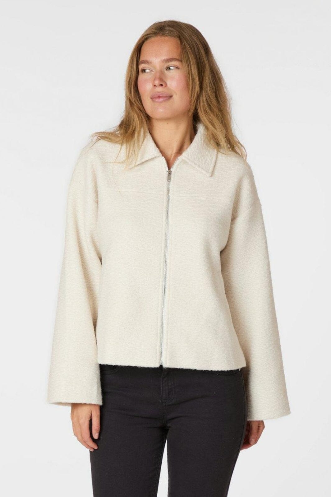 Neo Noir - Titan Soft Boucle Jacket 162865 - 121 - Off White