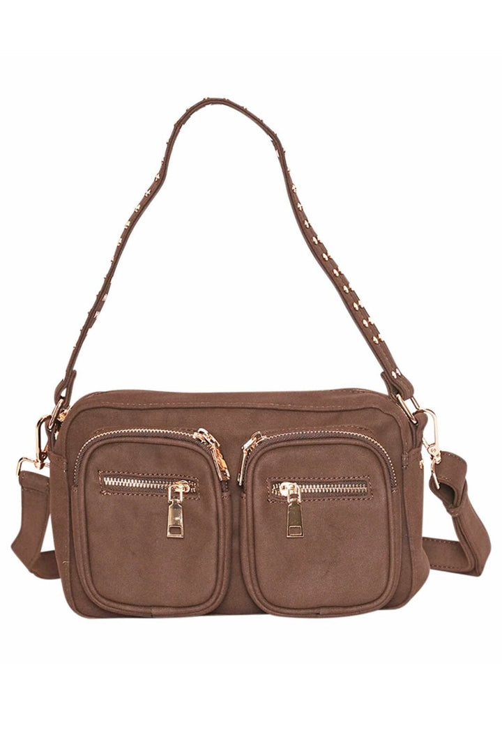 Noella - Celina Bag W. Gold - 548 Dark Brown Tasker 