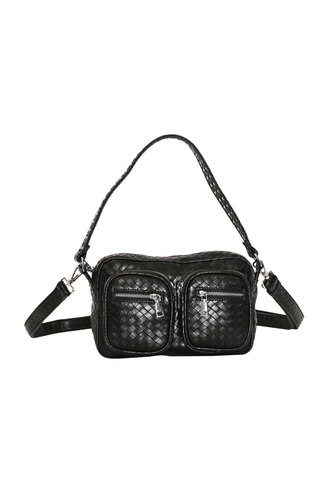 Noella - Celina Braided Nappa Bag - 084 Black Nappa Look