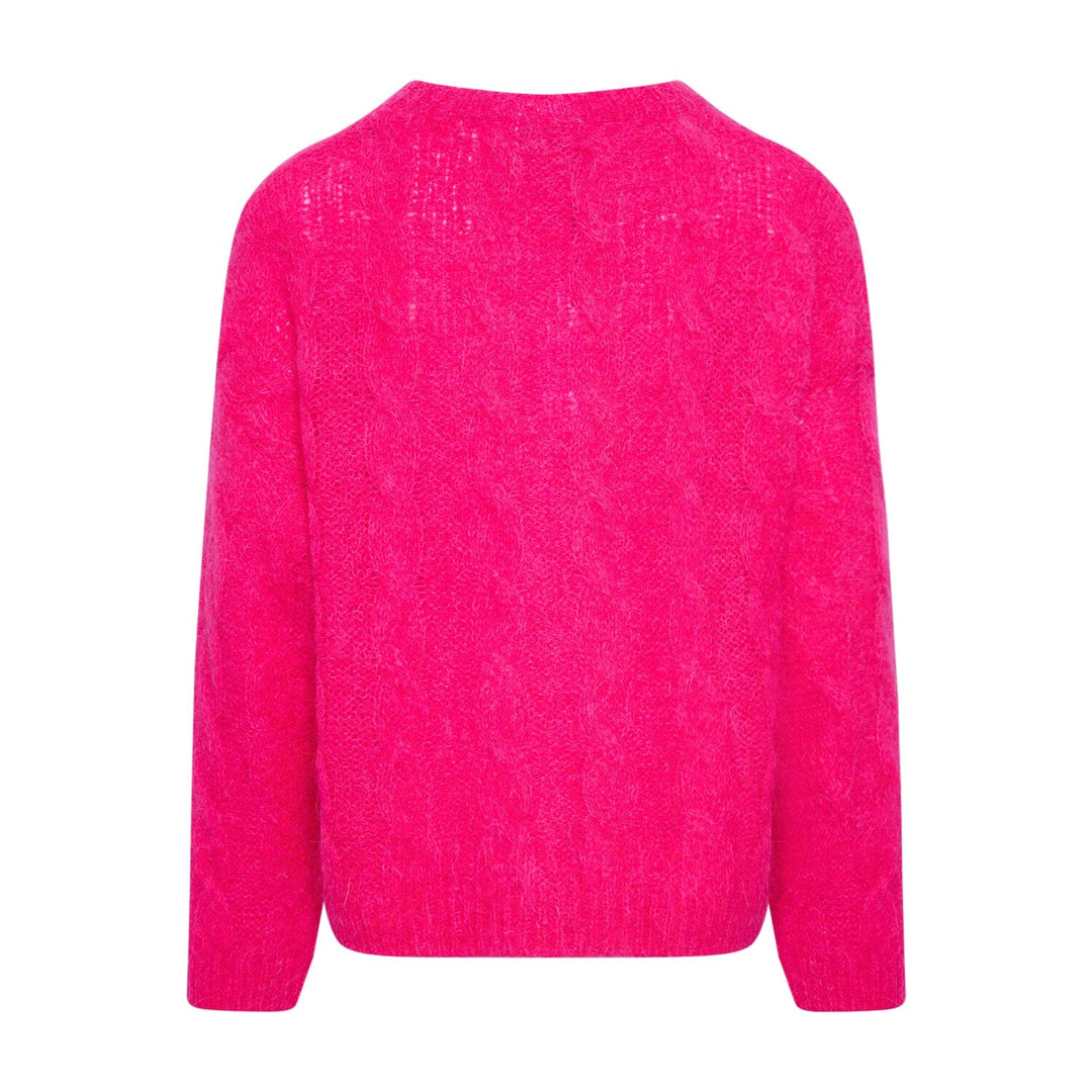 Noella - Jazlyn Knit - 017 Pink Strikbluser 