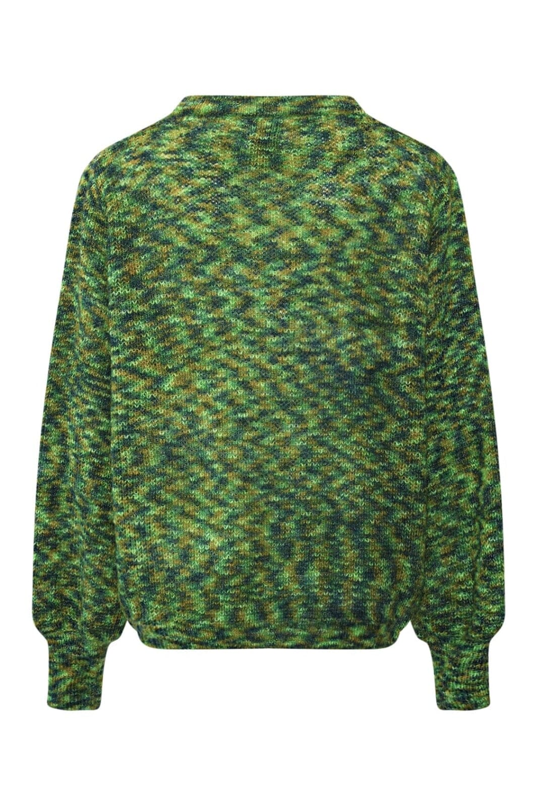 Noella - Kashana Knit - 1227 Greeen Combo Strikbluser 