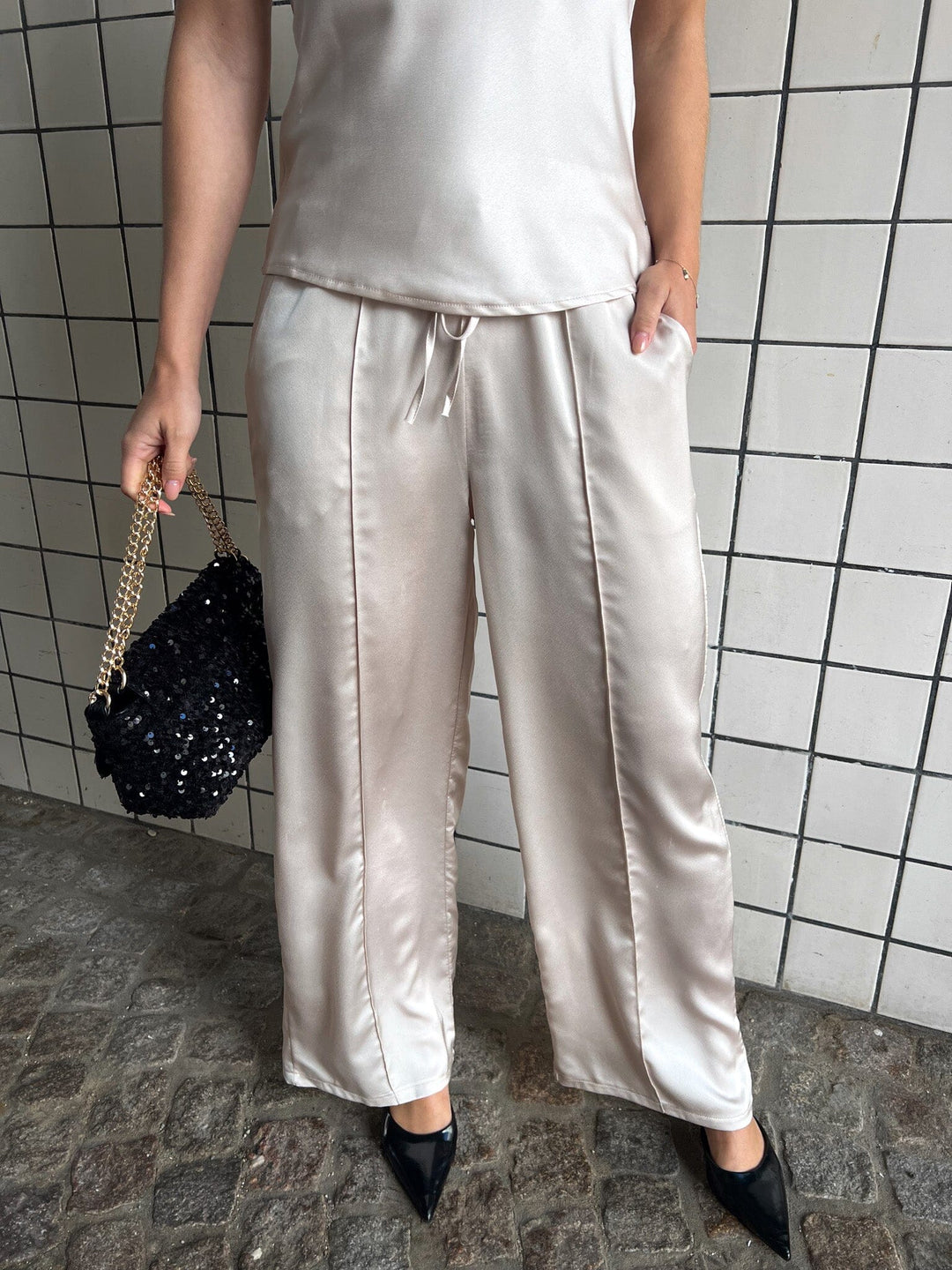 Noella - Kuniko Pants - 726 Champagne Bukser 