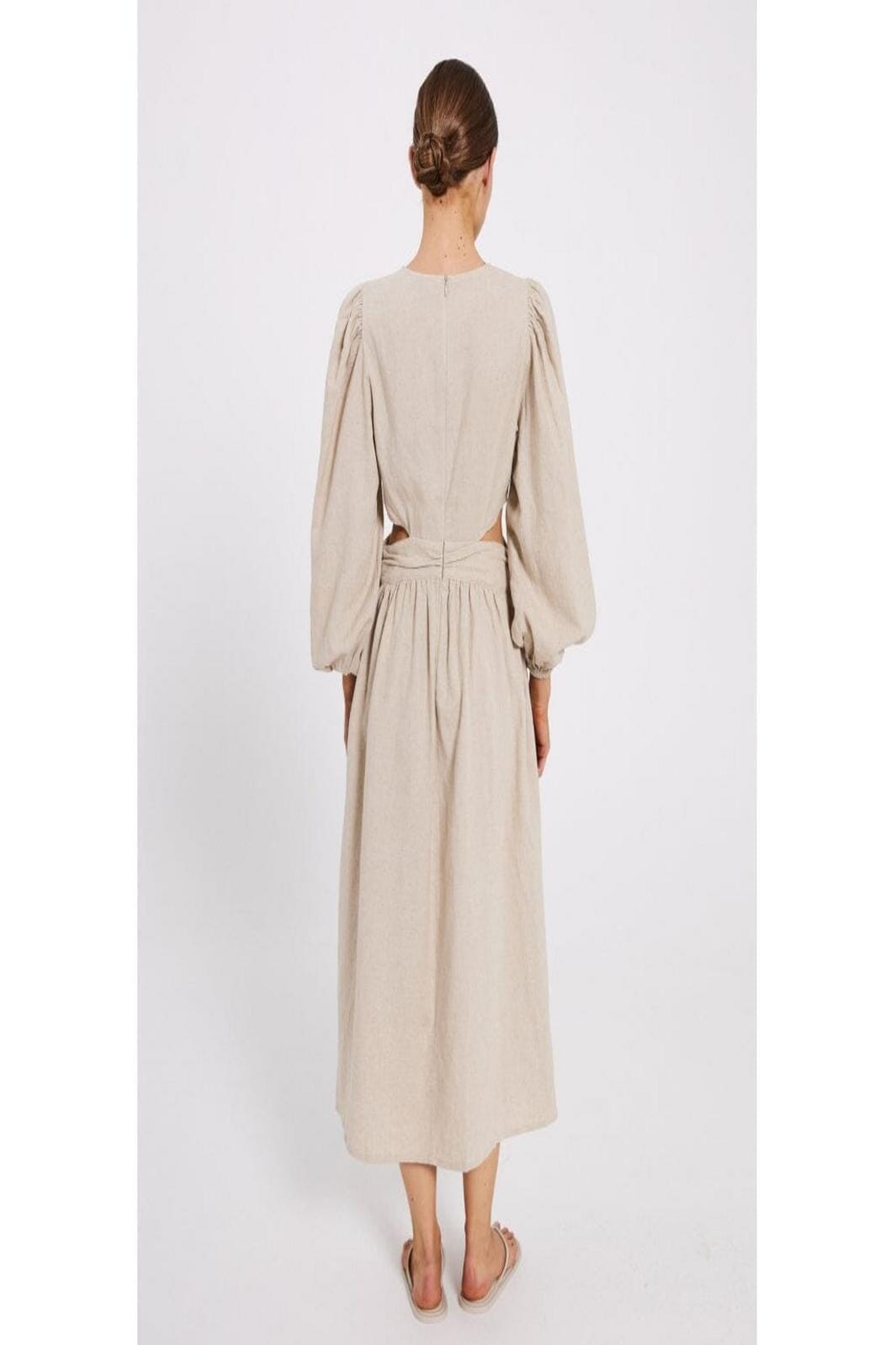 Norr - Esma Maxi Dress - Beige