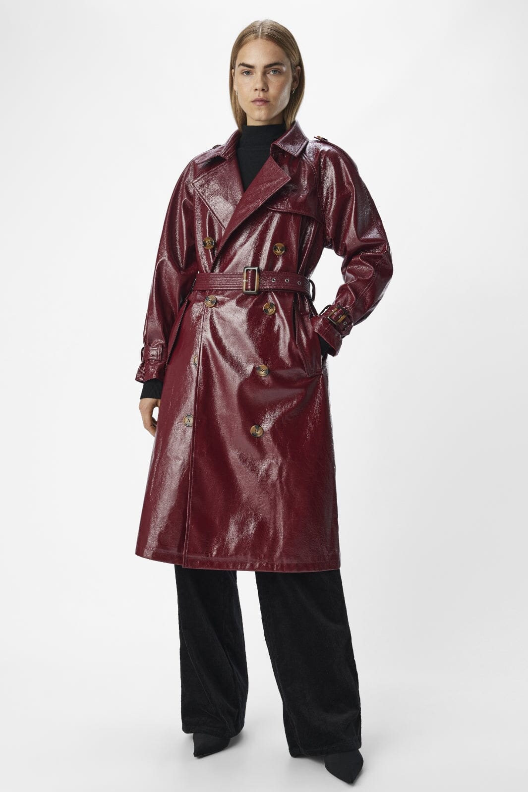 Object - Objerika Trench Coat A - 4826878 Cabernet