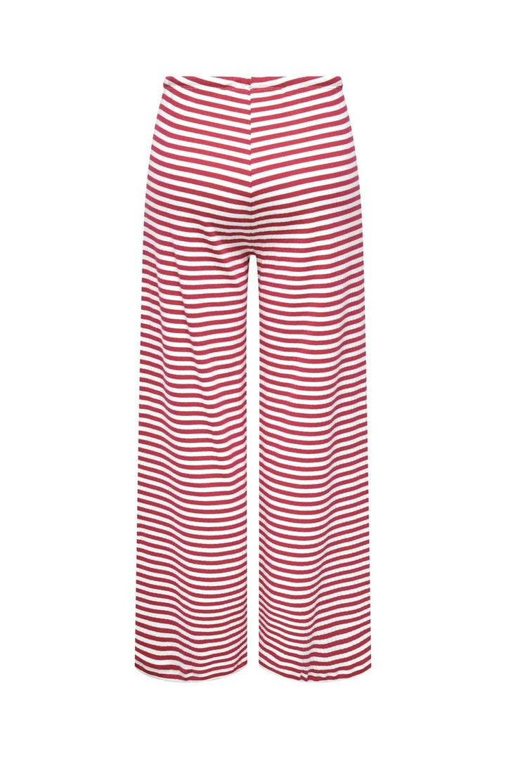 Only - Onlaida Striped Pant 15342087 - 4762012 - Salsa White