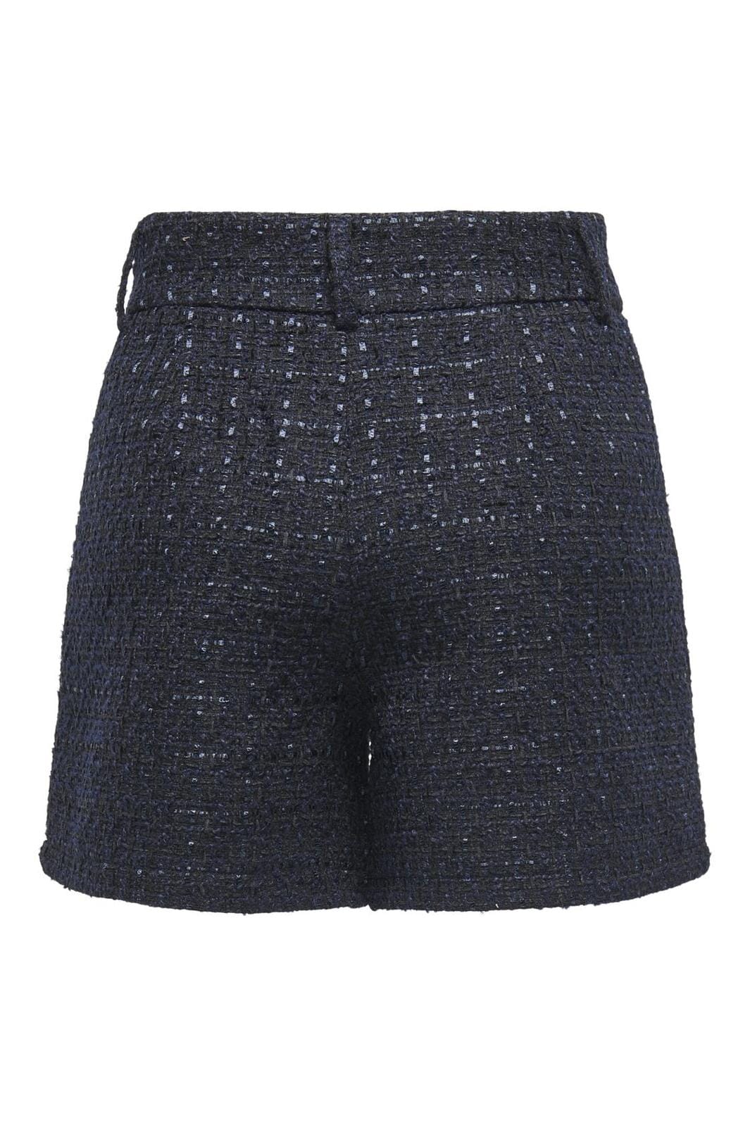 Only - Onlamilia-Shona Boucle Shorts Tlr - 4613339 Navy Blazer