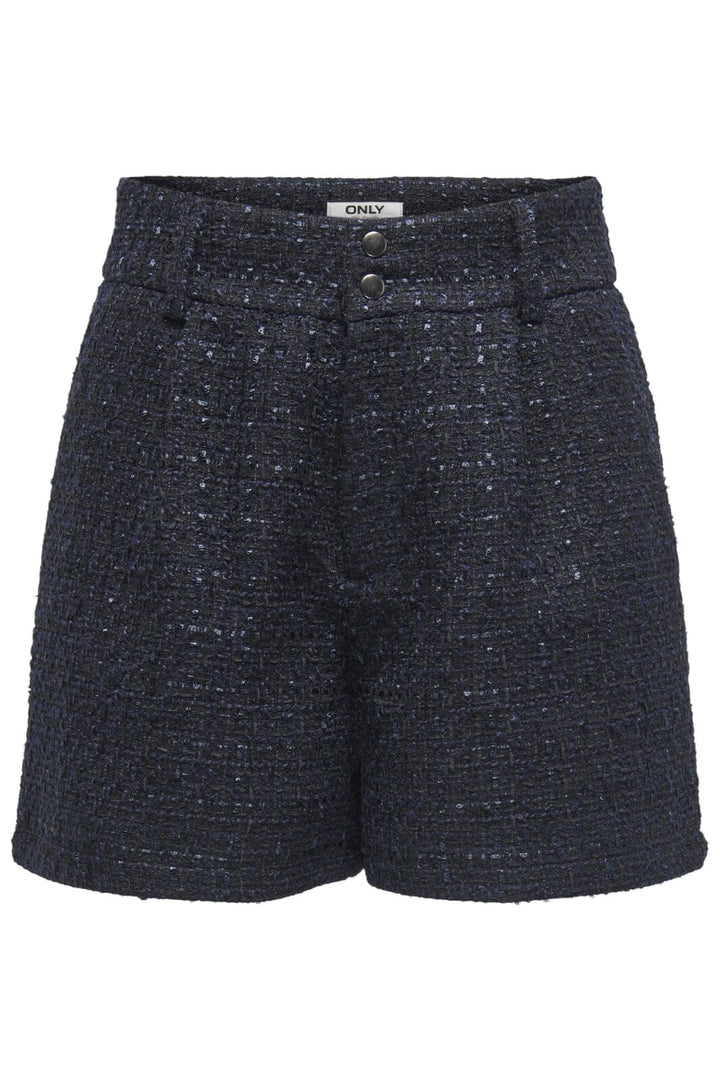 Only - Onlamilia-Shona Boucle Shorts Tlr - 4613339 Navy Blazer Shorts 