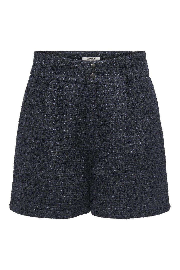 Only - Onlamilia-Shona Boucle Shorts Tlr - 4613339 Navy Blazer