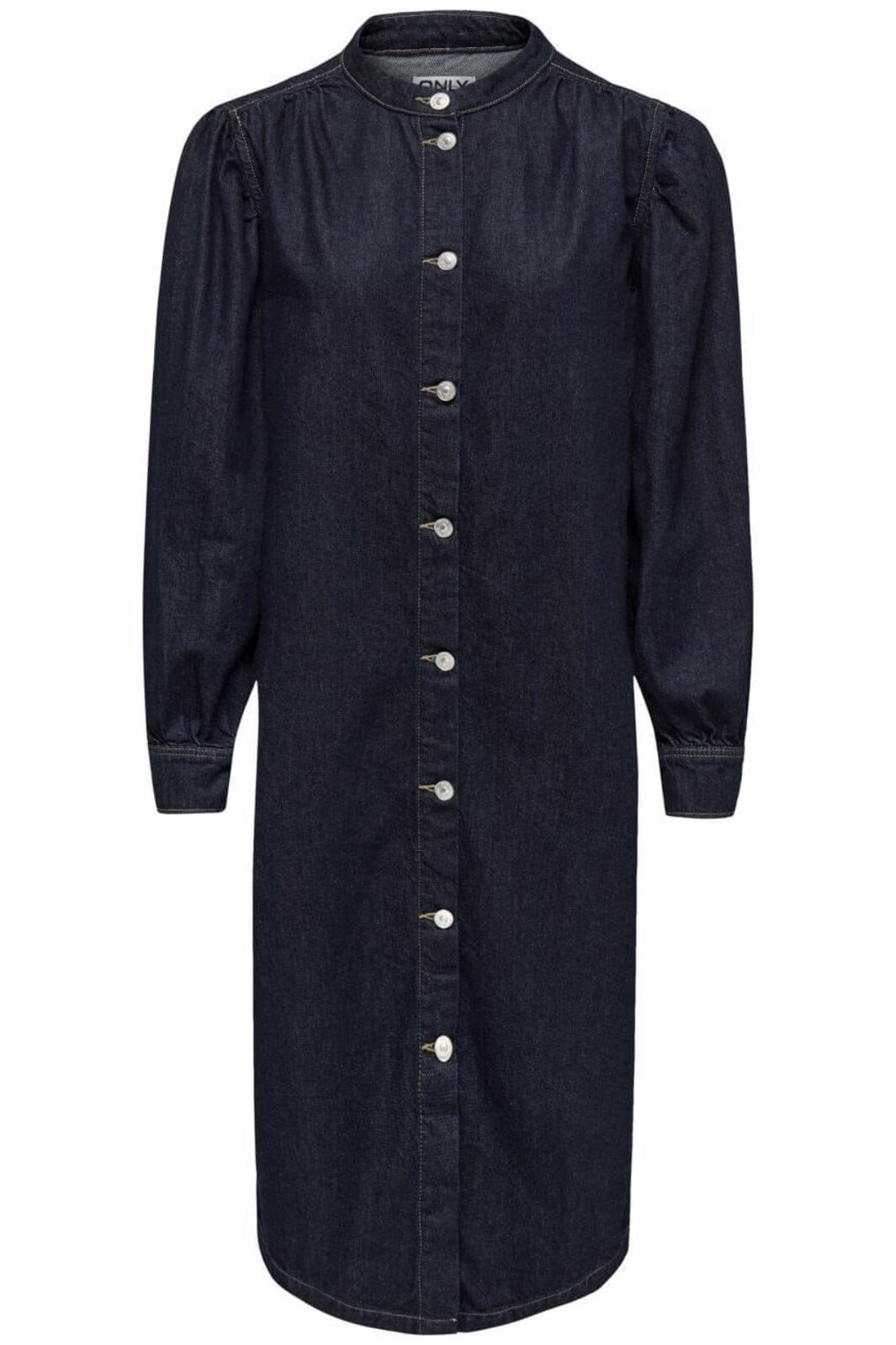 Only - Onlbeate L/S Midi Dress - 4692193 Dark Blue Denim Rinse Kjoler 